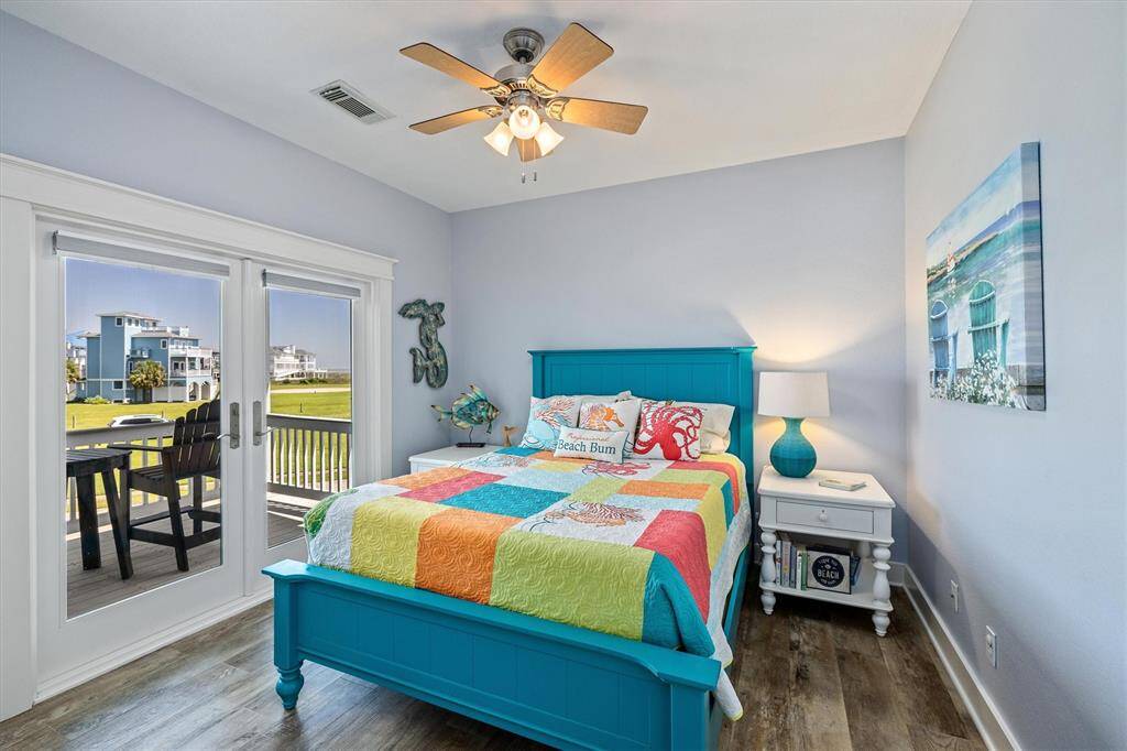 First Floor Bedroom 2 has it's own private bath and private balcony with an incredible beach view.