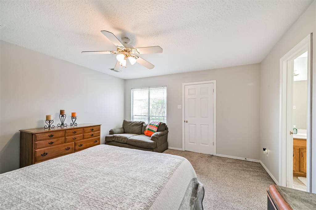 Primary bedroom with ensuite bathroom