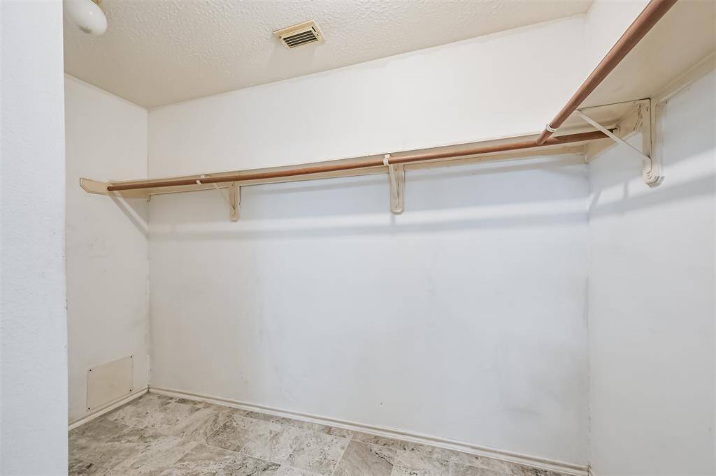 Large walk in closet