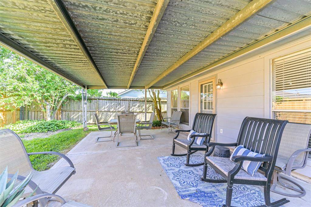 Covered patio