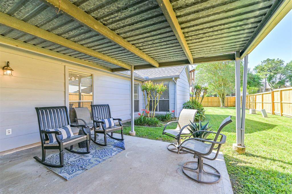 Covered patio