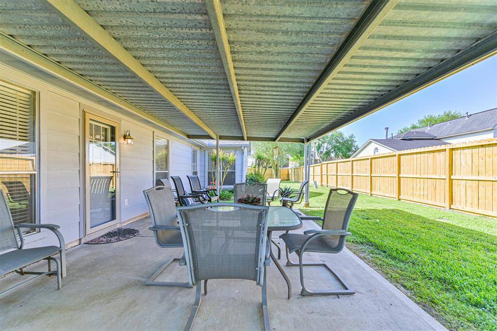 Covered patio