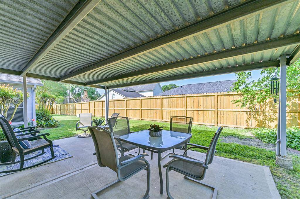 Covered patio