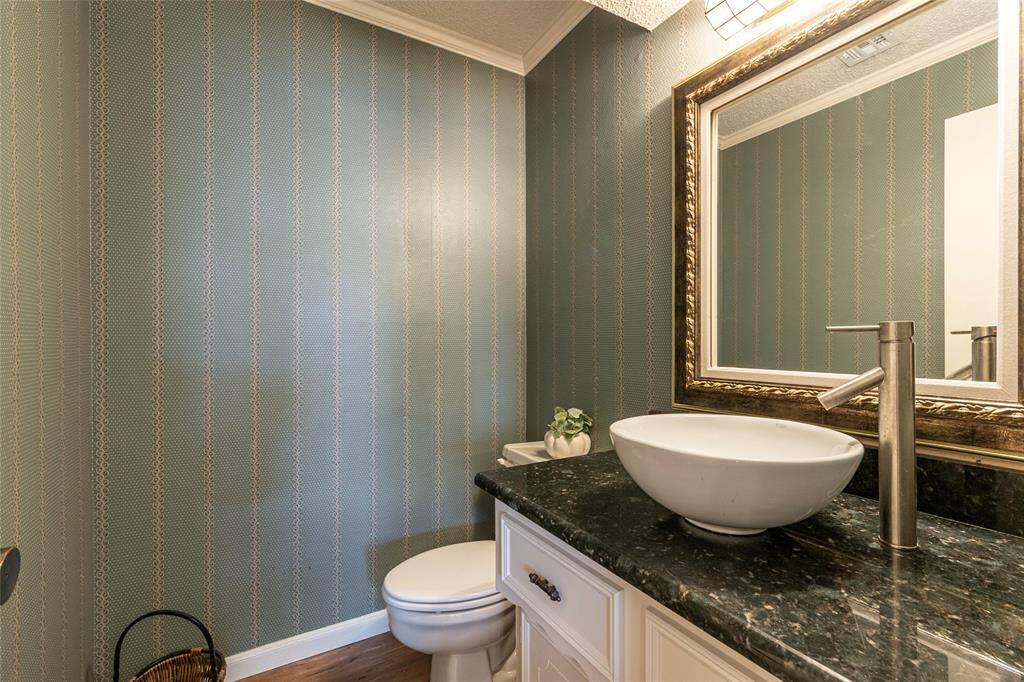 Half bath off loft/gameroom area