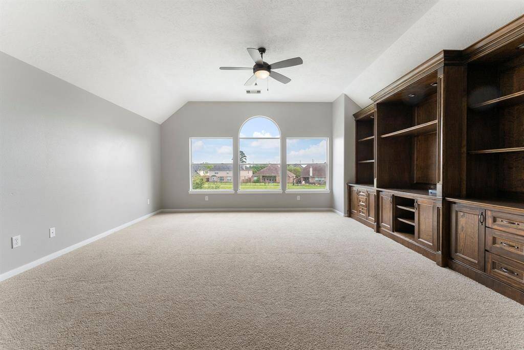 This show stopping gameroom is sure to be the gathering place of the home.
