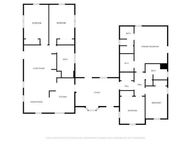 General sketch of floor plan. Please verify room design