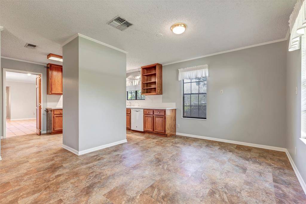 Breakfast nook light and bright