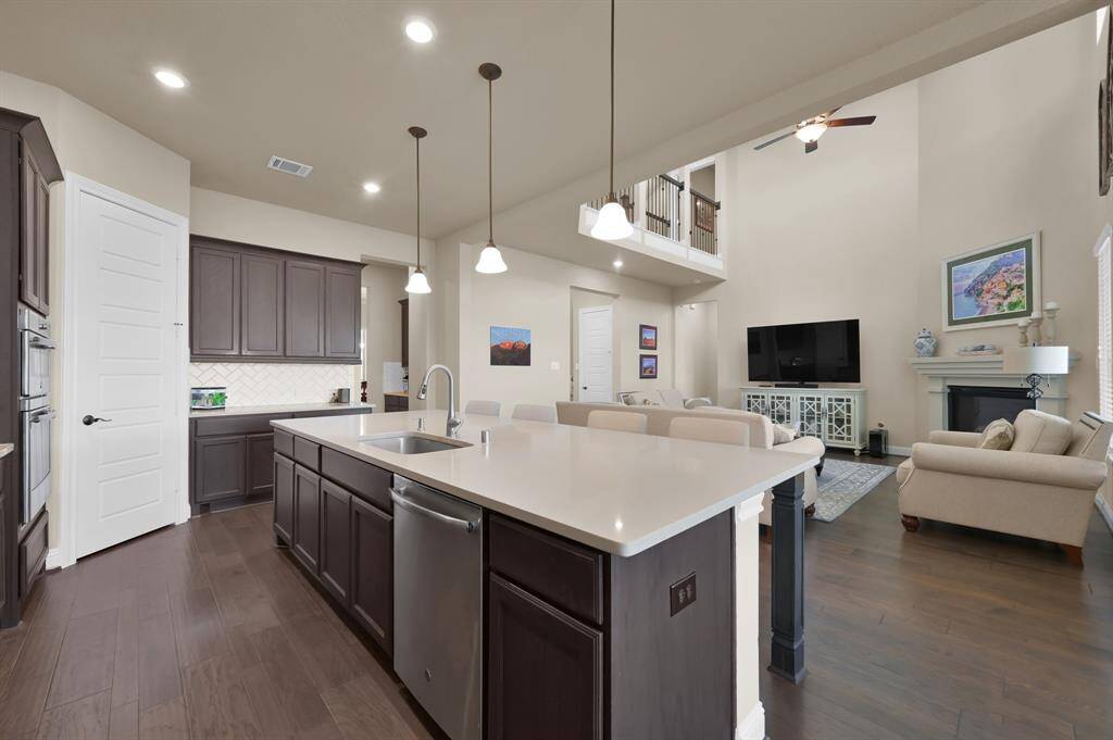 View of Living from Kitchen
