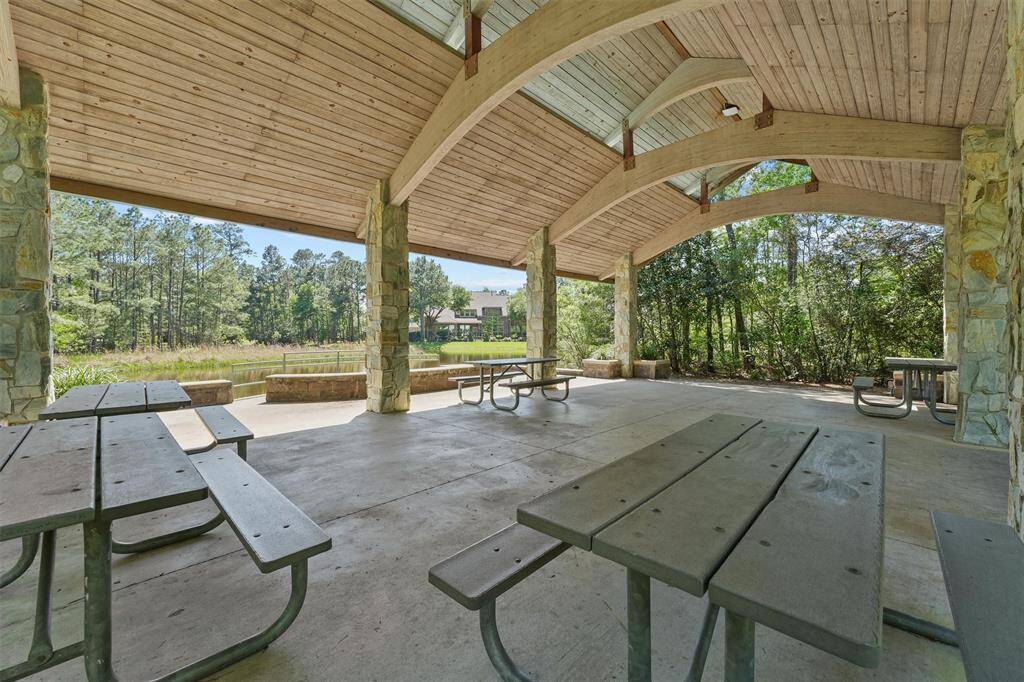 Covered picnic area