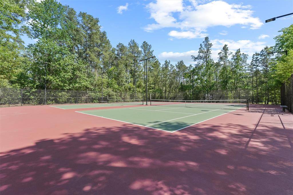 Large tennis courts available for use