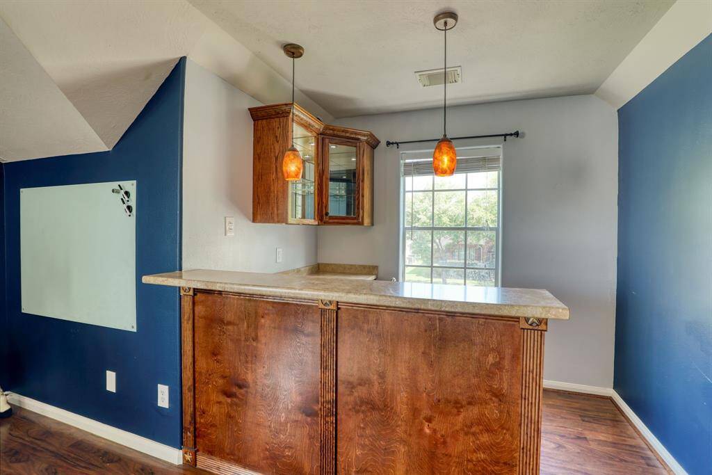 Wet bar in the game room, ideal for entertaining and convenient refreshment access