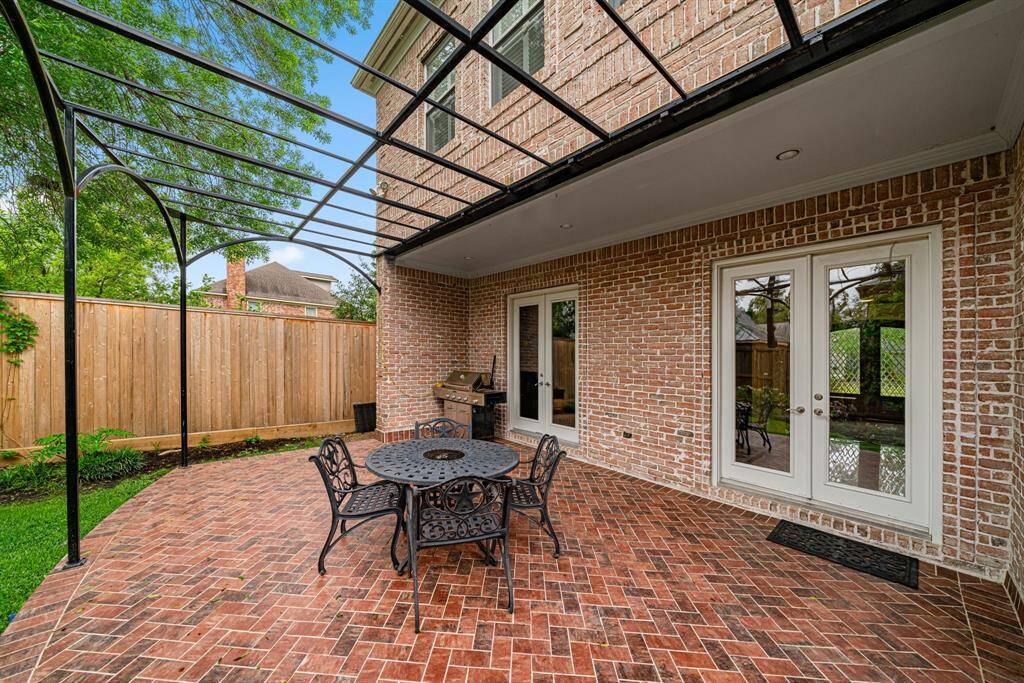 Double patios.