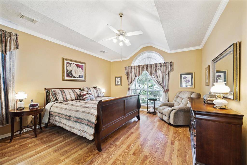 Elegant and inviting Primary Suite.