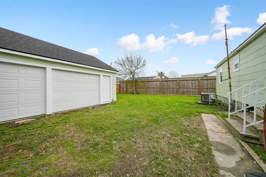 Large 2 car detached garage - perfect for parking, storage, gym or to be finished out as a living space!