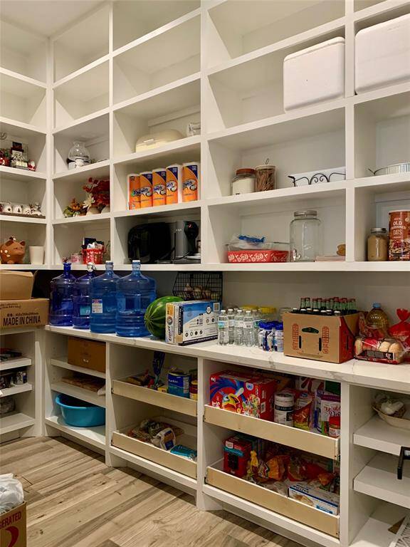 Walk-in pantry.