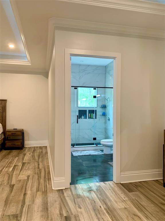 The ensuite as part of the primary bedroom.