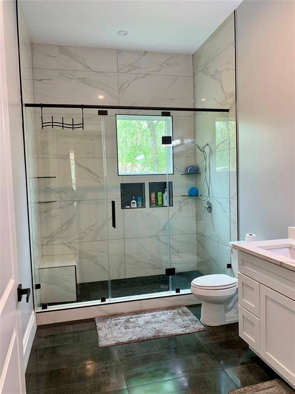 An example of one of the bathrooms