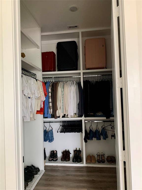 All bedrooms have walk-in closets.