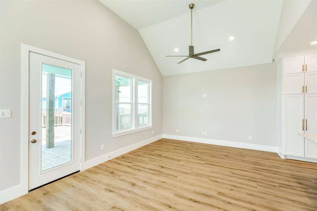 Experience the spacious elegance of vaulted ceilings and recessed lighting.