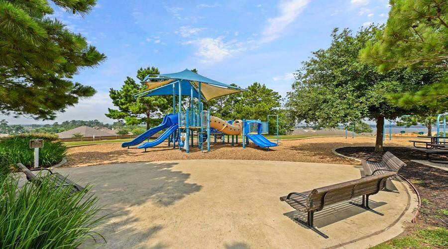 Community playground at Water Crest on Lake Conroe.