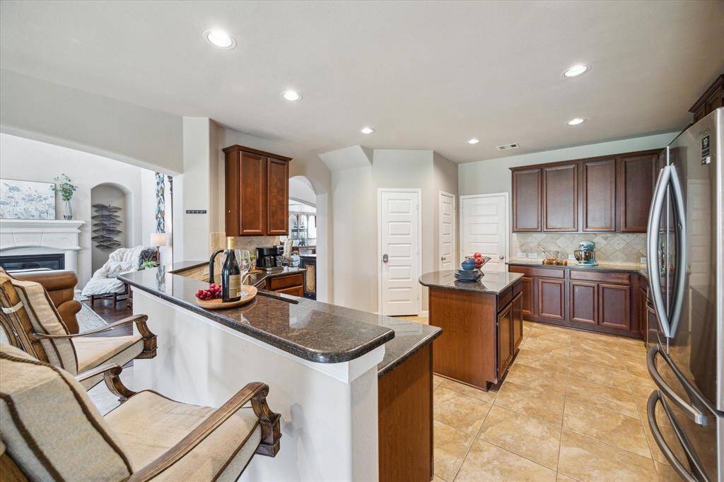 View into Kitchen from Breakfast bar
