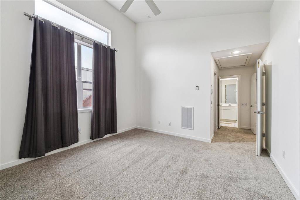 Room for any furniture in this oversized primary bedroom! Includes two walk-in closets and en-suite bath. Brand new carpet!