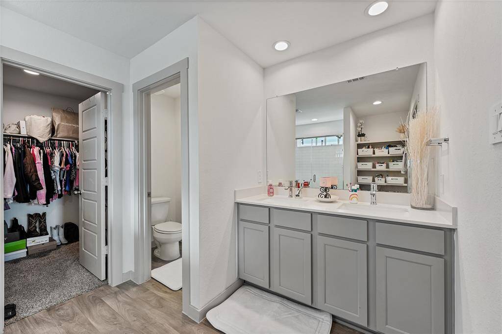 Bathroom with His and Hers sink!