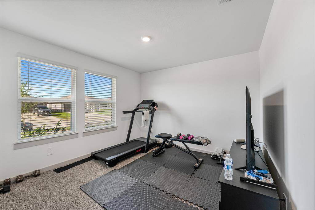 Bedroom #1 with Outside Street View