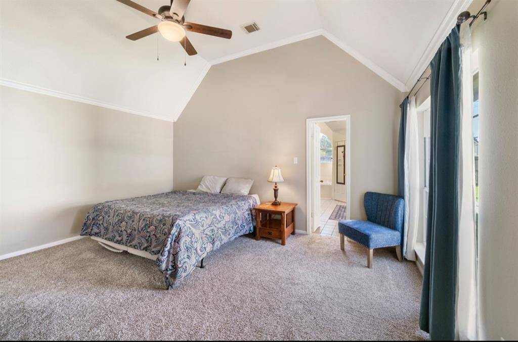 Spacious is an understatement when describing the primary bed which opens up to the garden for relaxation anytime