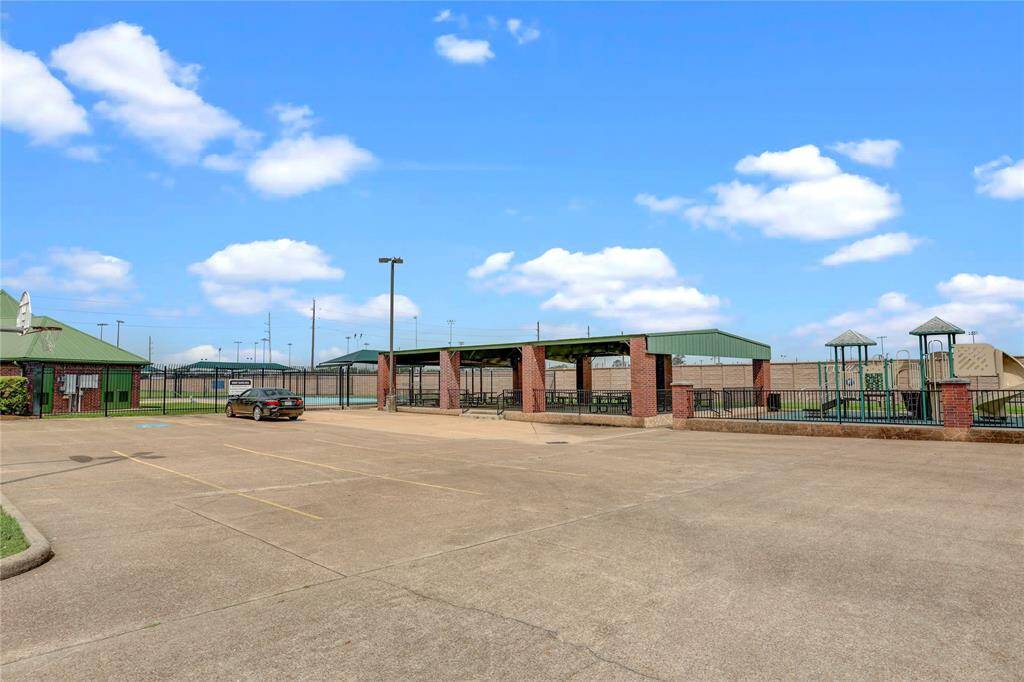 We also have a pavilion and basketball area.