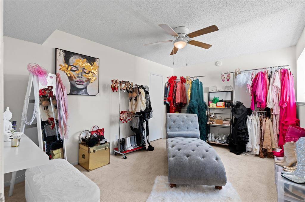 One of the three bedrooms. Fantasy and function live in harmony here...plenty of room for storage and sleep