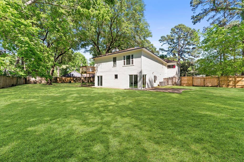 Beautifully wooded grounds provide shady comfort