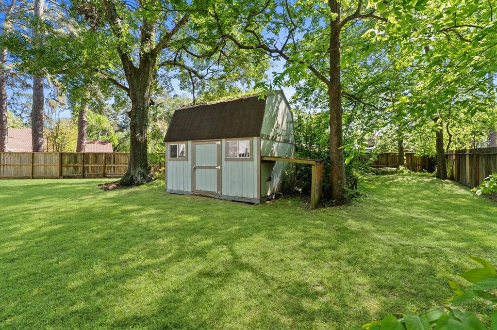 Yes, you get to keep the large shed