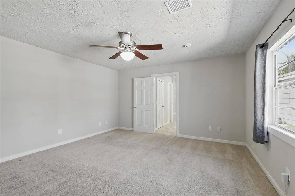 This first-floor bedroom offers easy accessibility and is perfect for multigenerational living.Complete with a full bath and a spacious walk-in closet, it provides both comfort and privacy for family members or guests.