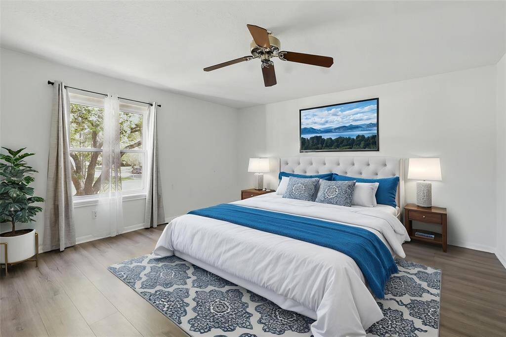 Step into this spacious primary bedroom, virtually staged to inspire your imagination!With endless possibilities for creating your perfect retreat, this room is ready to be transformed into a cozy haven, a stylish sanctuary, or whatever you envision. The generous space gives you plenty of room to get creative and make it truly yours!