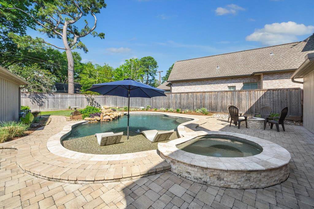 Imagine enjoying this view every day! The fully paved patio is gentle on your feet, making outdoor relaxation even more delightful.
