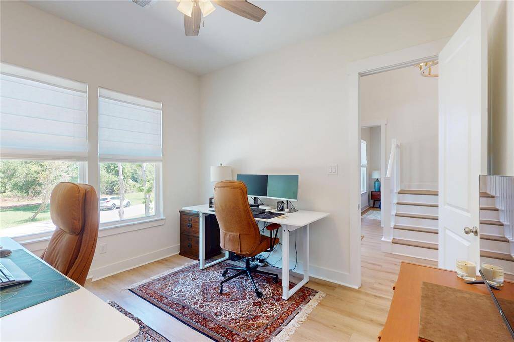 Secondary Bedroom #1 - currently being used as an Office/Study. This room has a large closet!