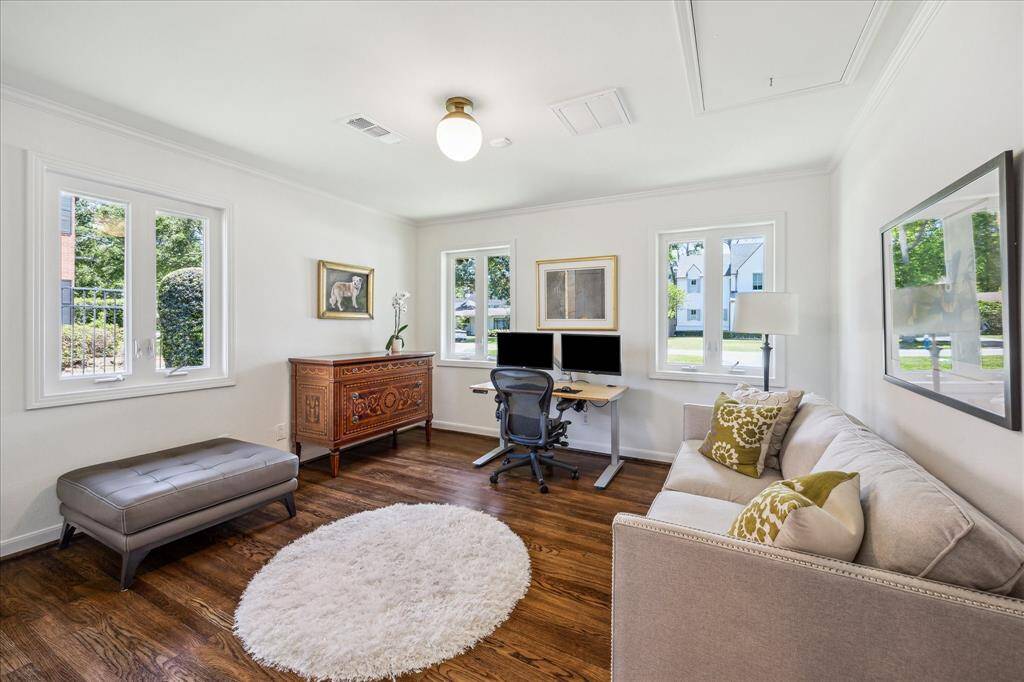 Secondary bedroom currently used as office