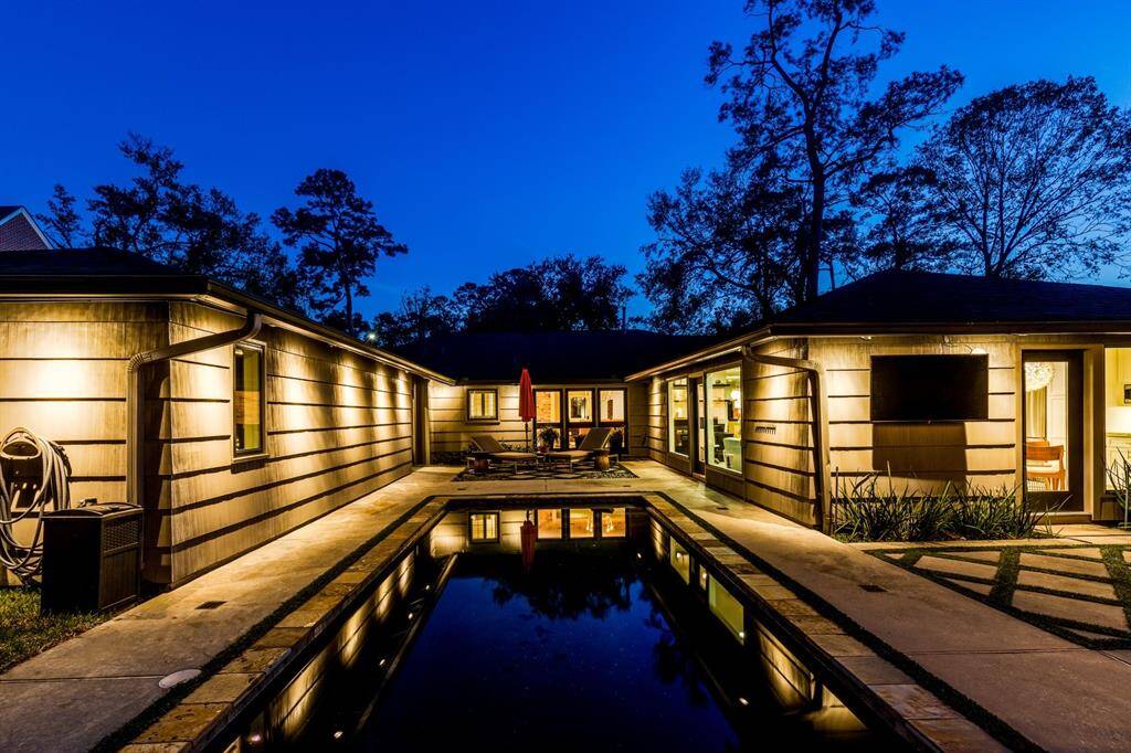 Enjoy a night swim with plenty of light to go around the home.