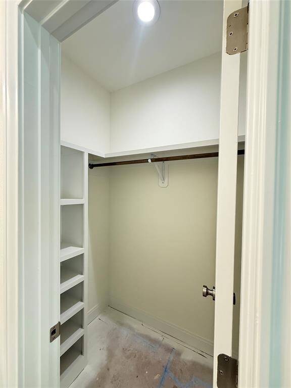 One of two master bedroom closets - Construction stage 4/10/2025