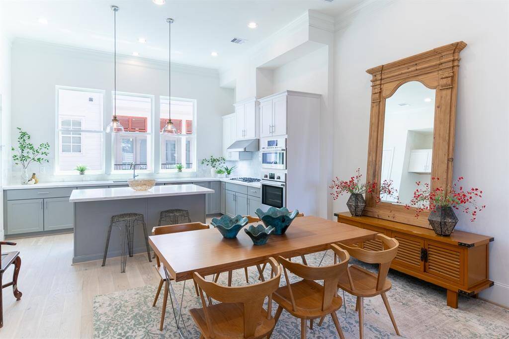 Similar home/ floor plan. Actual has more contrast in cabinets creating a tuxedo look!
