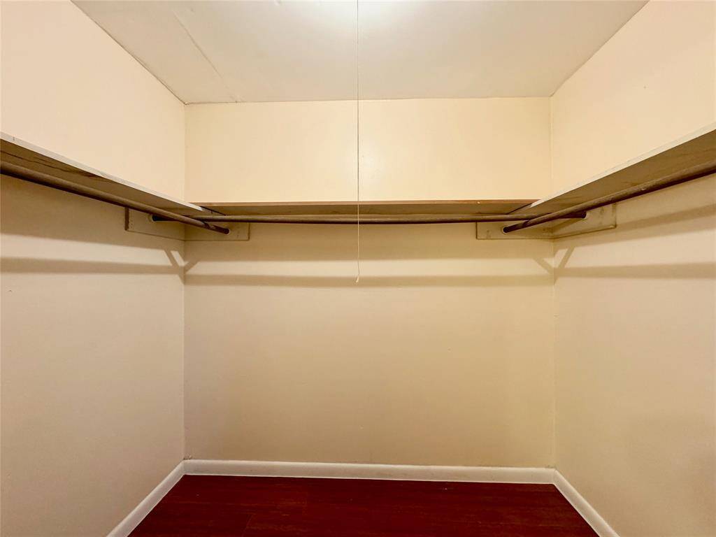 Large primary closet.