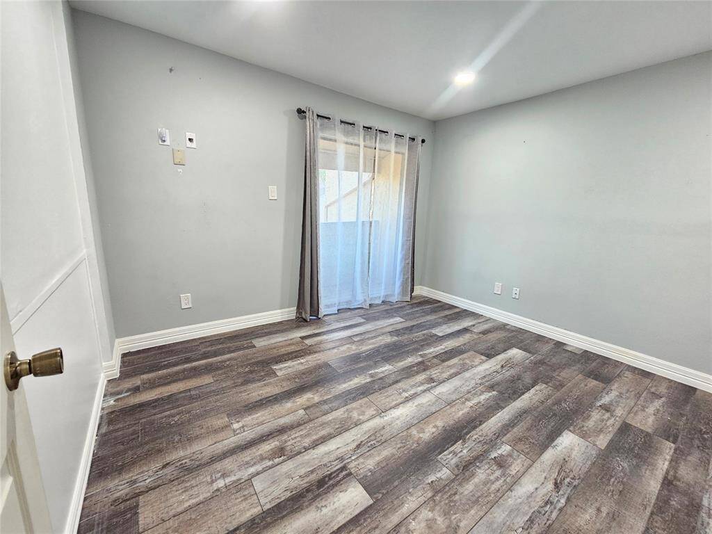 Primary bedroom upstairs with a half bath