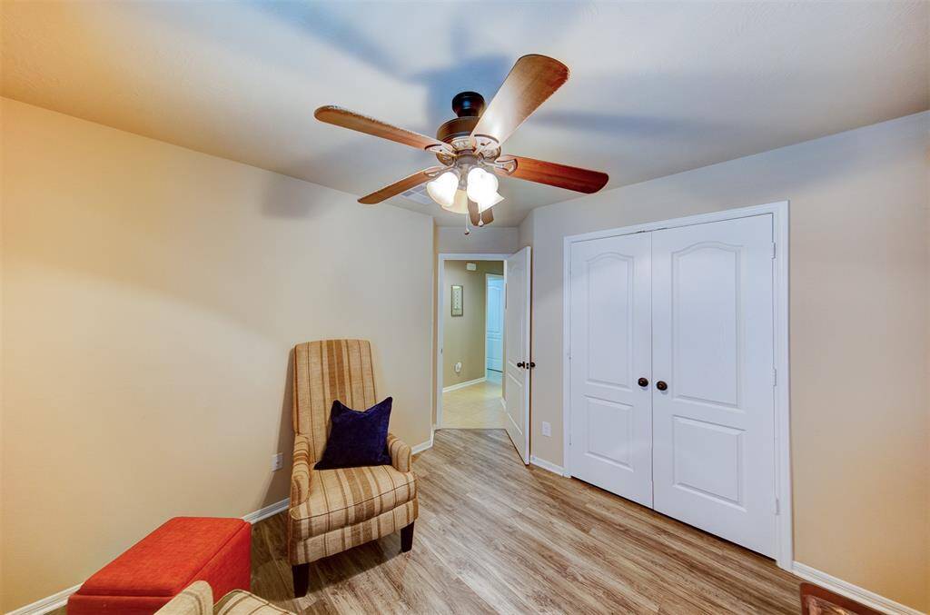 A third bedroom downstairs & hall bath adjacent to this one