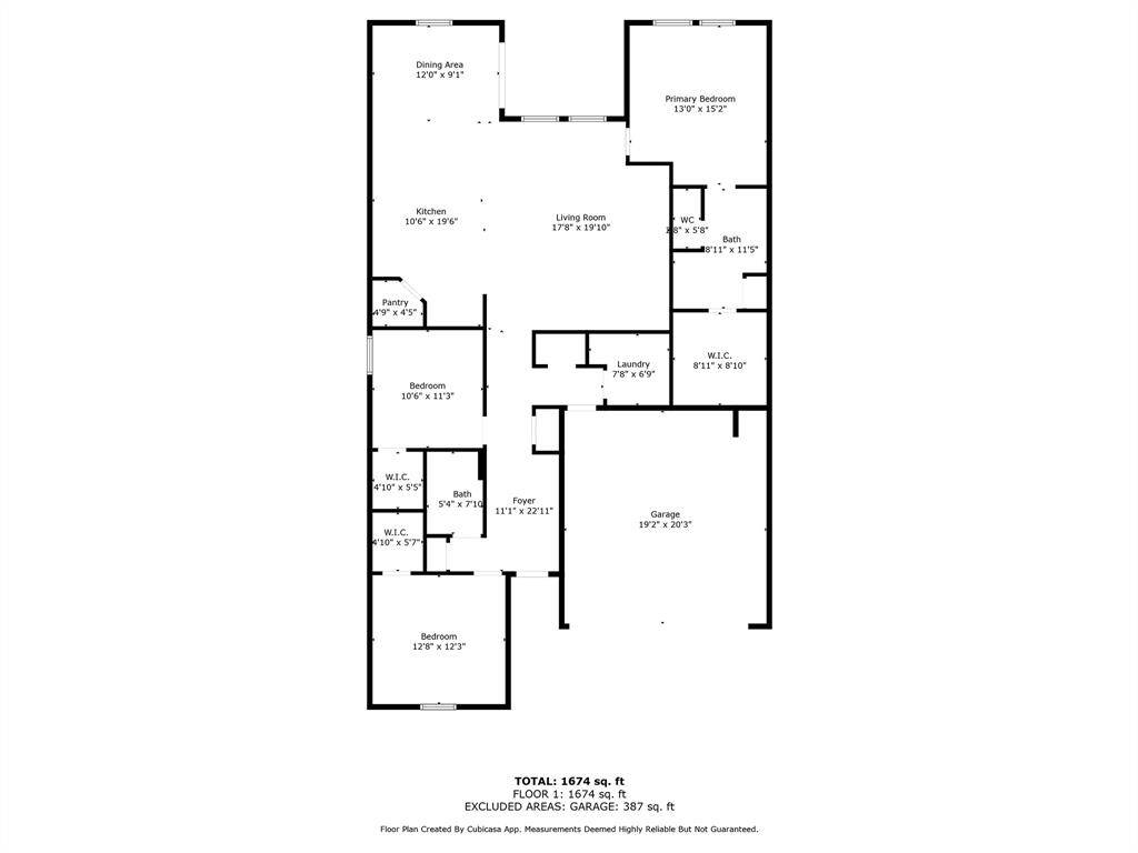 Buyer to verify room measurements.