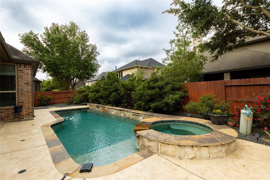 Heated pool and spa.