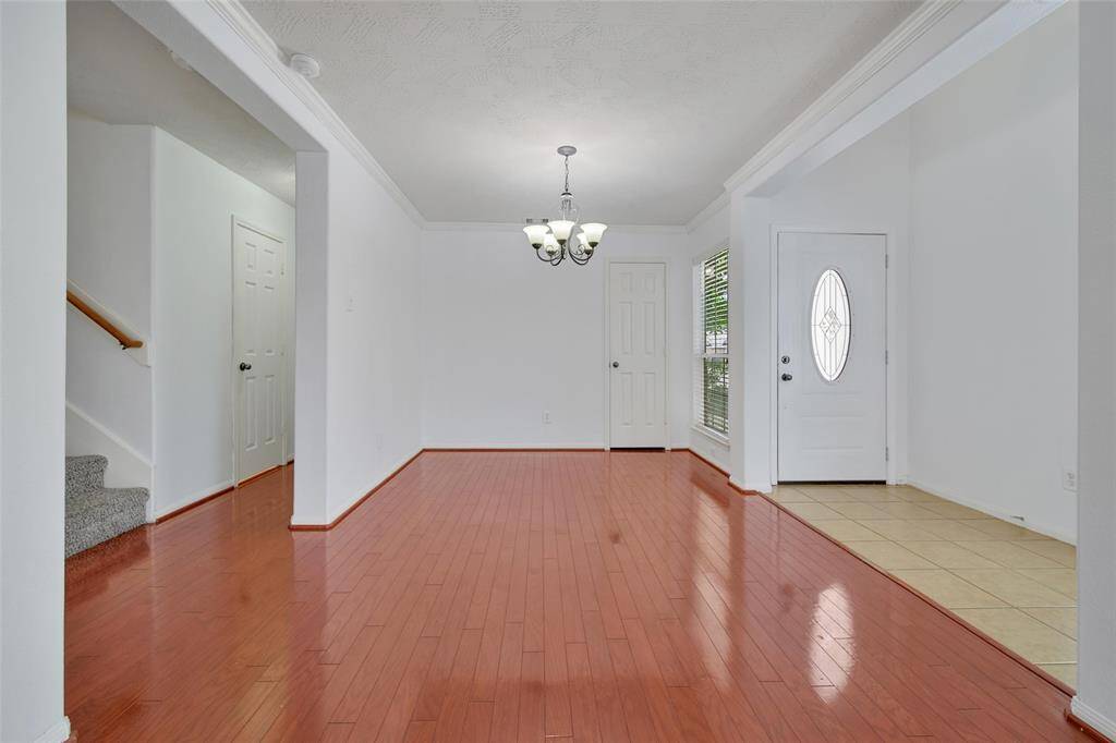 View of dining room.