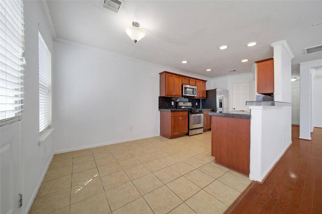 View of breakfast nook.