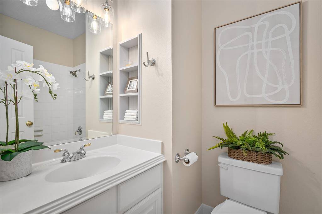 Secondary shared bathroom