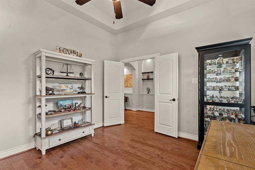 Another view of the office facing the entry hall.